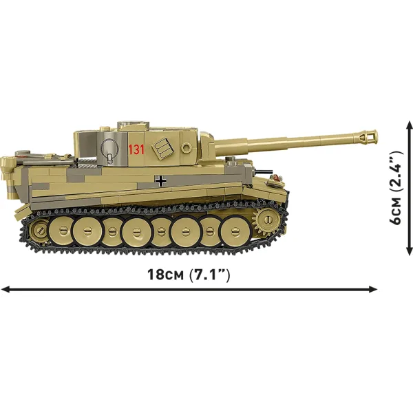 COBI: Stavebnice Panzer VI Tiger I „131” (2734) obrázek 5