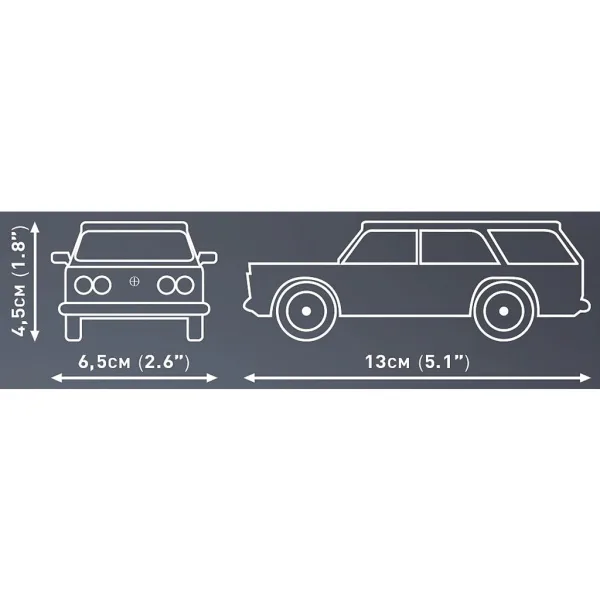 COBI: Stavebnice Polski Fiat 125p Kombi (24603) obrázek 5
