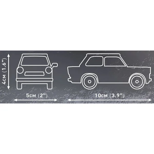 COBI: Stavebnice Trabant 601 (24539) obrázek 3