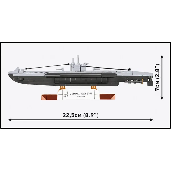 COBI: Stavebnice U-Boot VIIB U-47 z 2. světové války (4858) obrázek 4