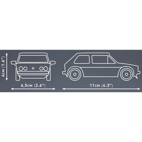 COBI: Stavebnice Volkswagen Golf GTI (24614) obrázek 4