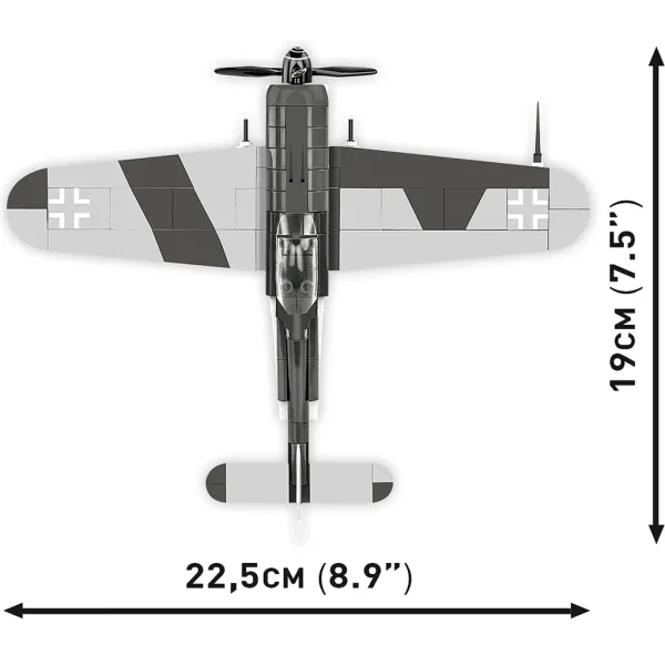 COBI: Stavebnice WW II Focke-Wulf FW 190 F-8 (5871) obrázek 5