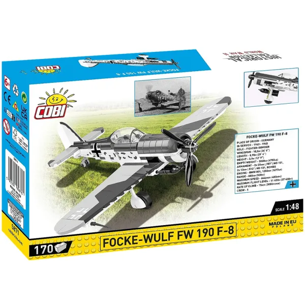 COBI: Stavebnice WW II Focke-Wulf FW 190 F-8 (5871) obrázek 6