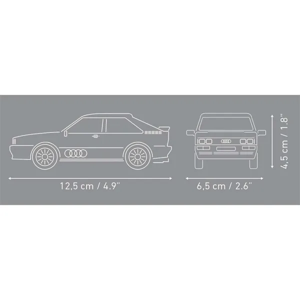 COBI: Stavebnice auta Audi Quattro 1980 (24664) obrázek 4