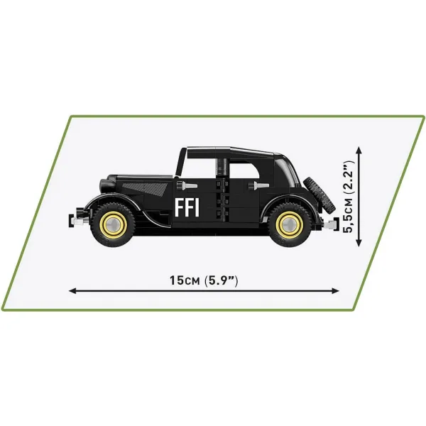 COBI: Stavebnice auta Citroën Traction 11CV BL (2266) obrázek 3