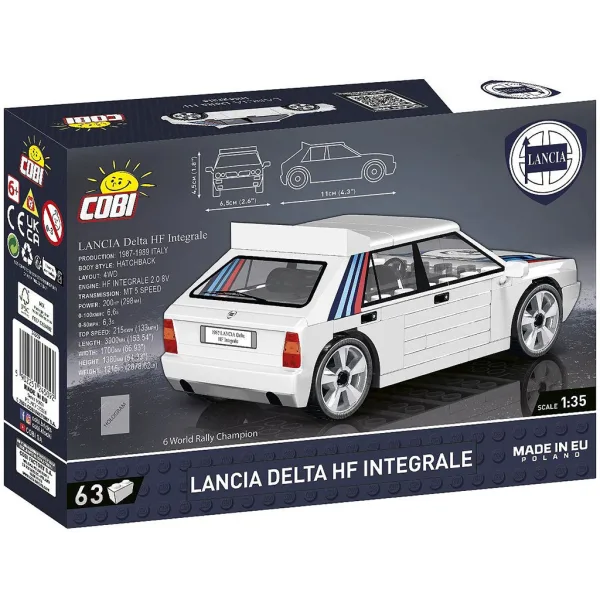 COBI: Stavebnice auta Lancia Delta HF Integrale (24509) obrázek 3