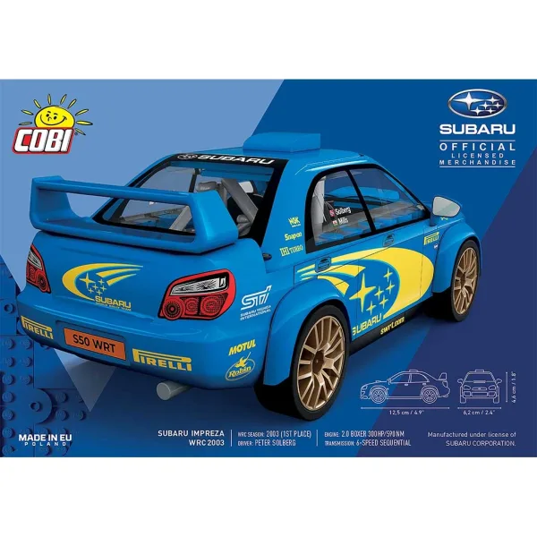 COBI: Stavebnice auta Subaru Impreza WRC 2003 (24650) obrázek 2