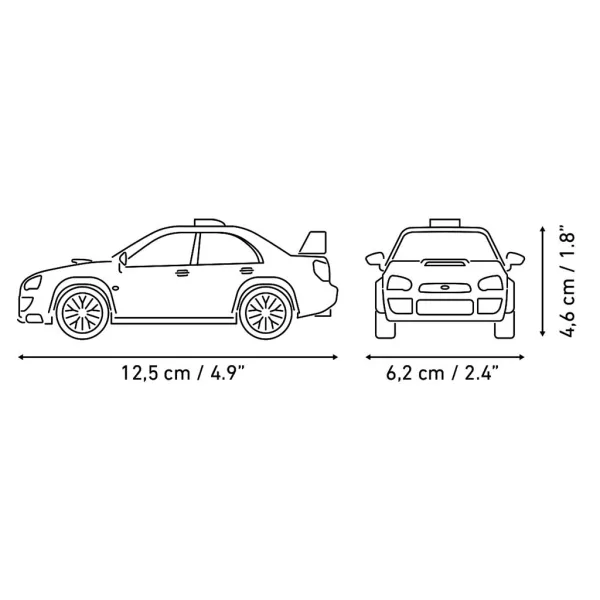 COBI: Stavebnice auta Subaru Impreza WRC 2003 (24650) obrázek 4