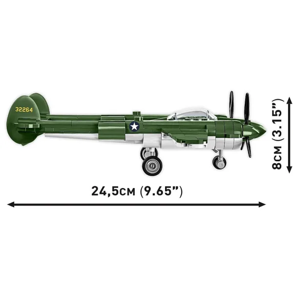 COBI: Stavebnice letadla Lockheed P-38 Lightning (5882) obrázek 3
