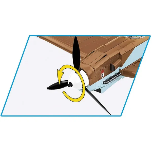 COBI: Stavebnice letadla Messerschmitt Bf 109 G „Gustav“ (5761) obrázek 5