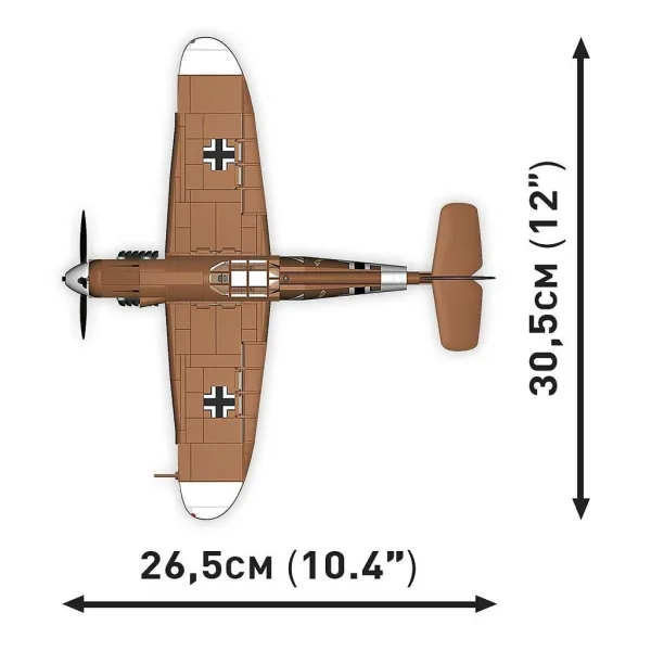COBI: Stavebnice letadla Messerschmitt Bf 109 G „Gustav“ (5761) obrázek 7