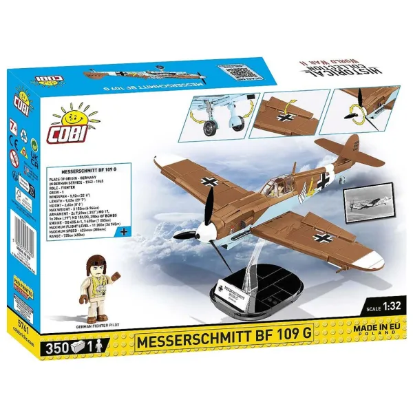 COBI: Stavebnice letadla Messerschmitt Bf 109 G „Gustav“ (5761) obrázek 8