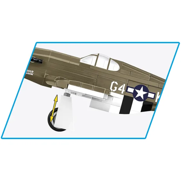 COBI: Stavebnice letadla Mustang P-51B (5869) obrázek 3