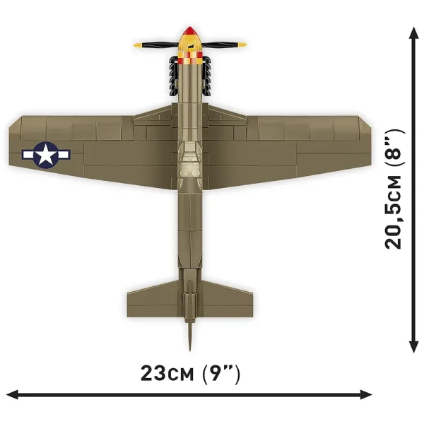 COBI: Stavebnice letadla Mustang P-51B (5869) obrázek 5