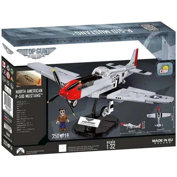 COBI: Stavebnice letadla Mustang P-51D „TOP GUN: Maverick“ (5846) obrázek 5