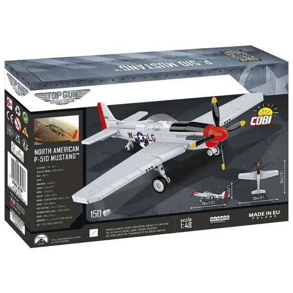 COBI: Stavebnice letadla Mustang P-51D „TOP GUN: Maverick” (5847) obrázek 4