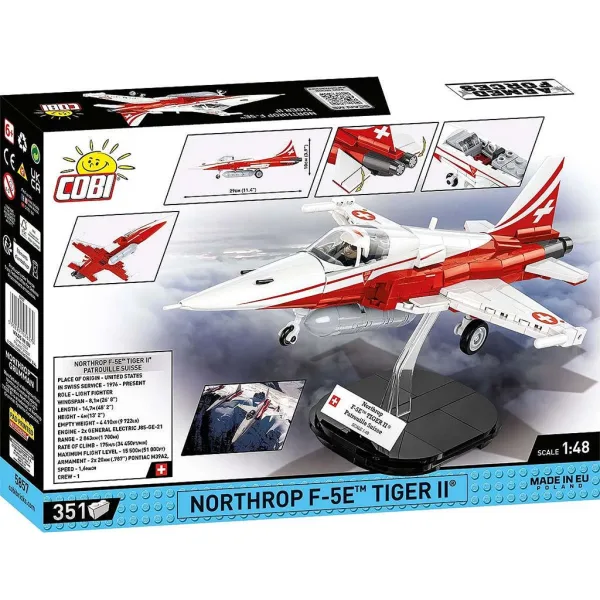 COBI: Stavebnice letadla Northrop F-5 Tiger II (5857) obrázek 8