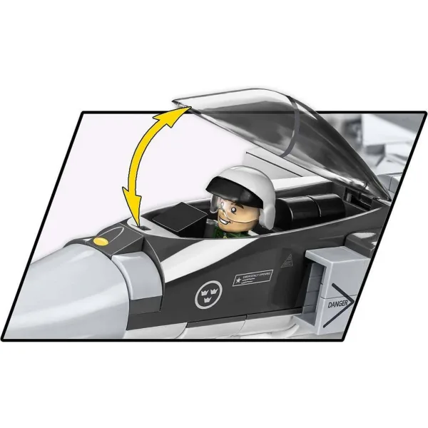 COBI: Stavebnice letadla SAAB JAS 39 Gripen E (5820) obrázek 4