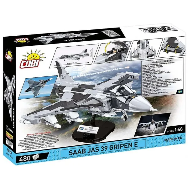 COBI: Stavebnice letadla SAAB JAS 39 Gripen E (5820) obrázek 9