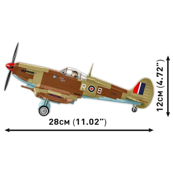 COBI: Stavebnice letadla Supermarine Spitfire Mk. IXe (5764) obrázek 8