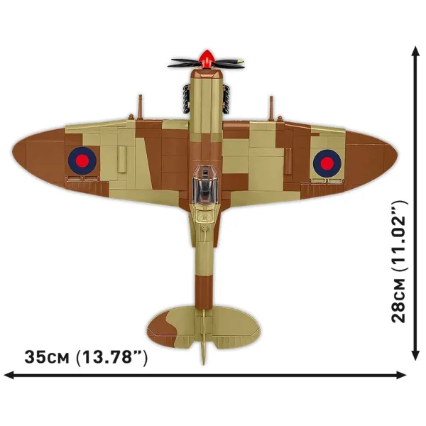 COBI: Stavebnice letadla Supermarine Spitfire Mk. IXe (5764) obrázek 9