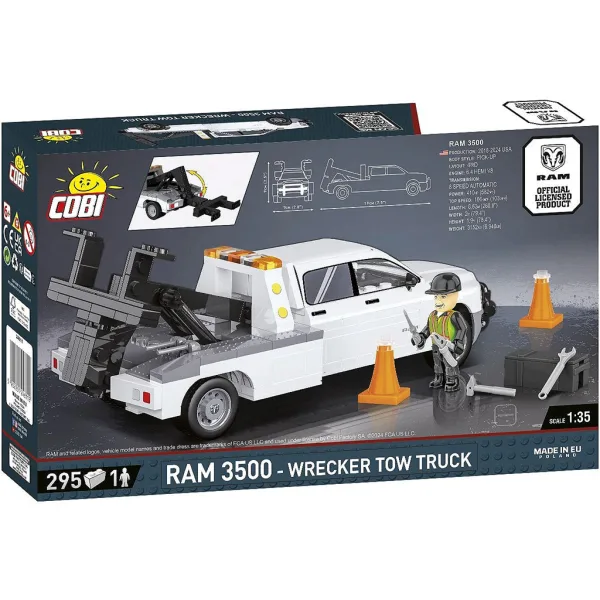 COBI: Stavebnice odtahového vozu Dodge RAM 3500 (24611) obrázek 3