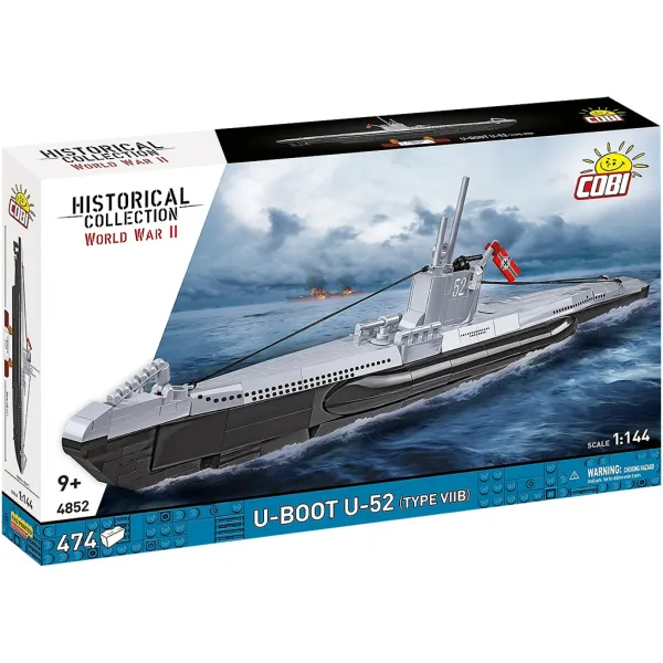 COBI: Stavebnice ponorky U-52 (typ VIIB) z 2. světové války (4852) obrázek 1