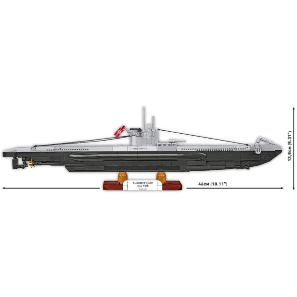 COBI: Stavebnice ponorky U-52 (typ VIIB) z 2. světové války (4852) obrázek 5
