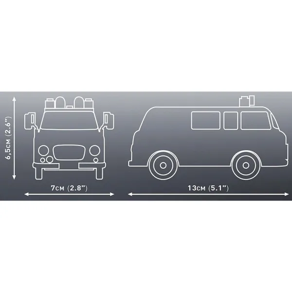 COBI: Stavebnice sanitky Barkas B1000 (24595) obrázek 4