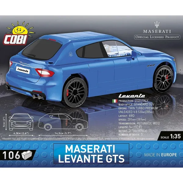 COBI: Stavebnice sportovního vozu Maserati Levante GTS (24569) obrázek 4