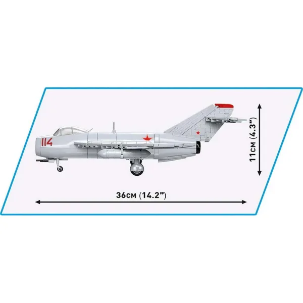 COBI: Stavebnice stíhacího letounu MiG-17 (5823) obrázek 6