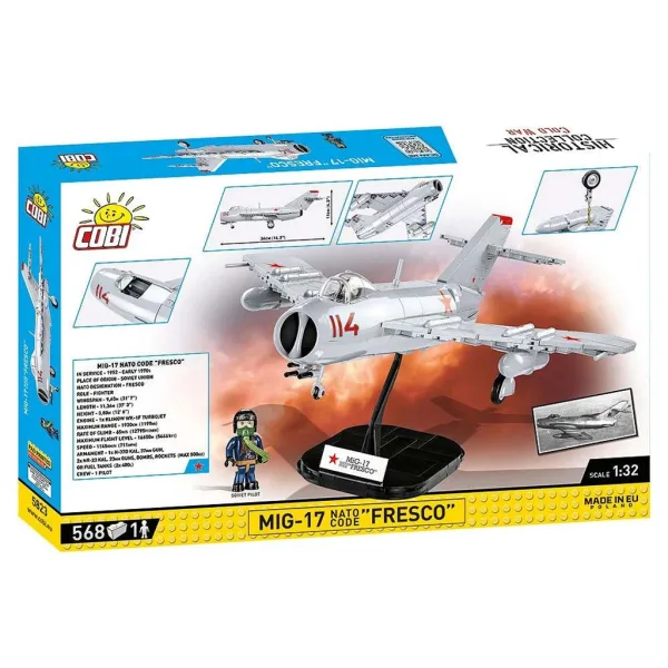 COBI: Stavebnice stíhacího letounu MiG-17 (5823) obrázek 8