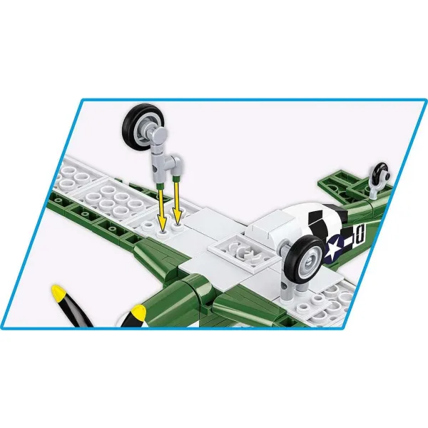 COBI: Stavebnice stíhacího letounu Mustang P-51D (5860) obrázek 5