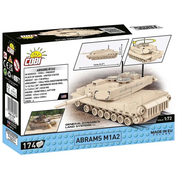 COBI: Stavebnice tanku Abrams M1A2 (3106) obrázek 5