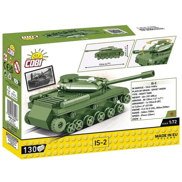 COBI: Stavebnice tanku IS-2 (3098) obrázek 5