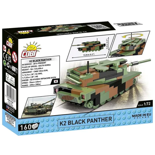 COBI: Stavebnice tanku K2 Black Panther (3107) obrázek 5