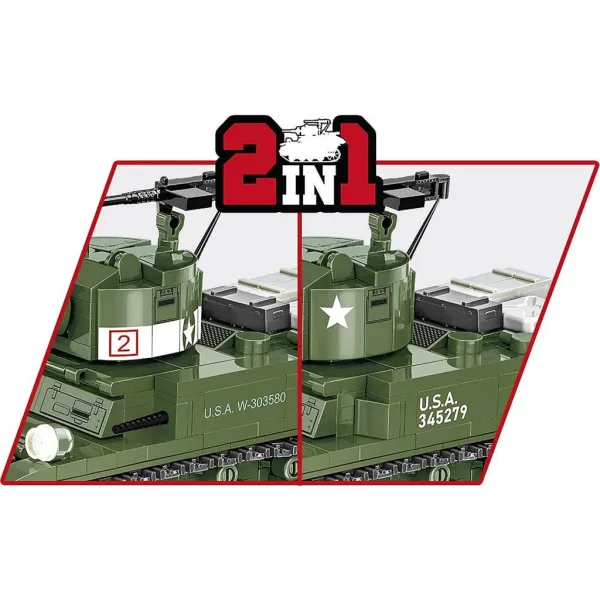 COBI: Stavebnice tanku M3 Stuart (3129) obrázek 5