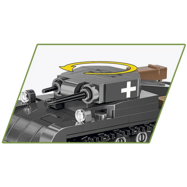 COBI: Stavebnice tanku Panzer II Ausf. A (2718) obrázek 3