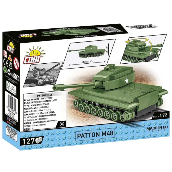 COBI: Stavebnice tanku Patton M48 (3104) obrázek 5