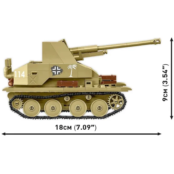 COBI: Stavebnice tanku Sd.Kfz. 139 Marder III (3131) obrázek 4