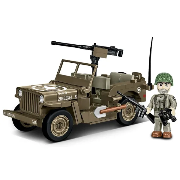 COBI: Stavebnice vojenského vozu Willys MB (3133) obrázek 2