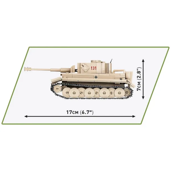 COBI: Stavěcí hra Pzkpfw VI Tiger 131 tank (2710) obrázek 5