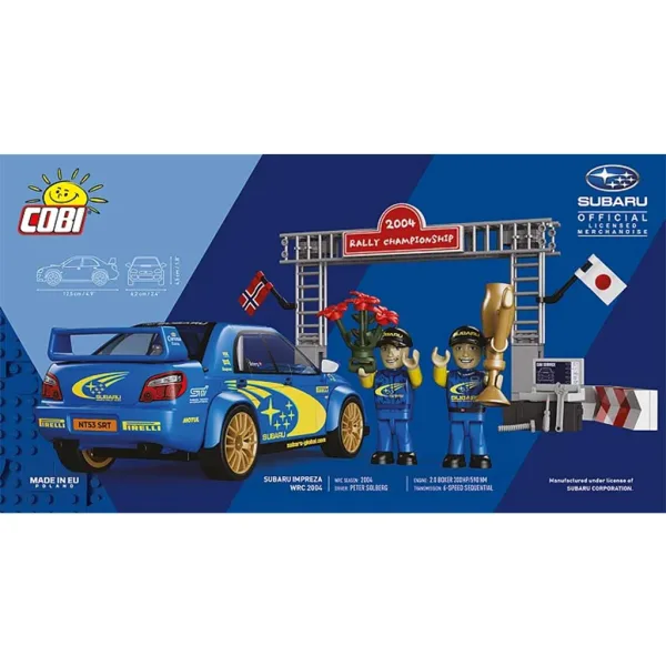 COBI: Subaru Impreza WRC 2004 stavebnice auta (24652) obrázek 2