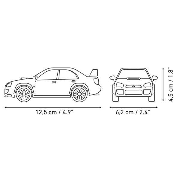 COBI: Subaru Impreza WRC 2004 stavebnice auta (24652) obrázek 4