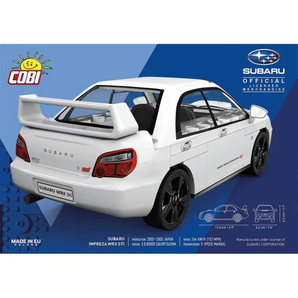 COBI: Subaru Impreza WRX STI stavebnice automobilu (24649) obrázek 2