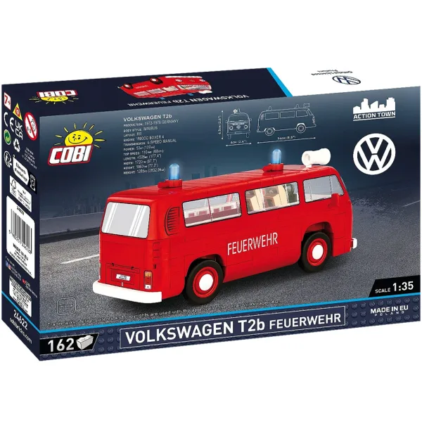 COBI: Volkswagen T2b hasičské auto stavebnice (24622) obrázek 3