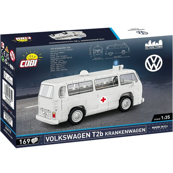COBI: Volkswagen T2b sanitní vůz stavebnice (24619) obrázek 3
