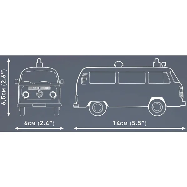 COBI: Volkswagen T2b sanitní vůz stavebnice (24619) obrázek 4