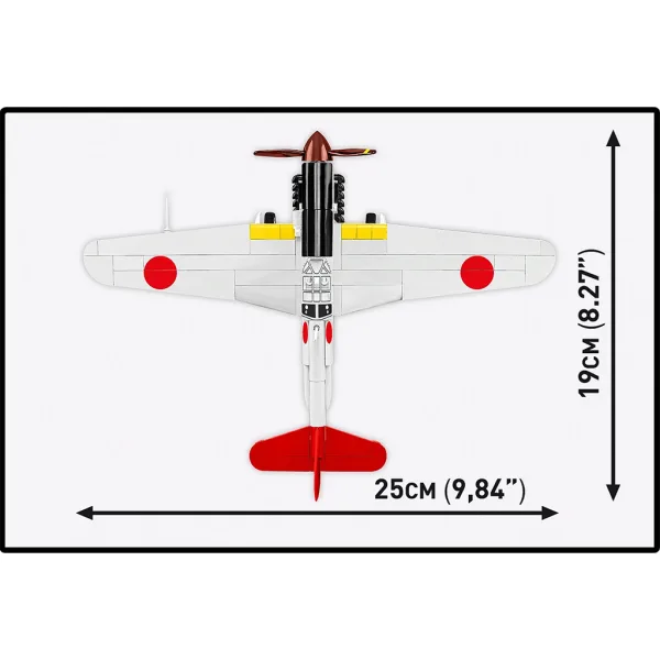 COBI: stavebnice WW II Kawasaki Ki-61 Hien (5872) obrázek 4