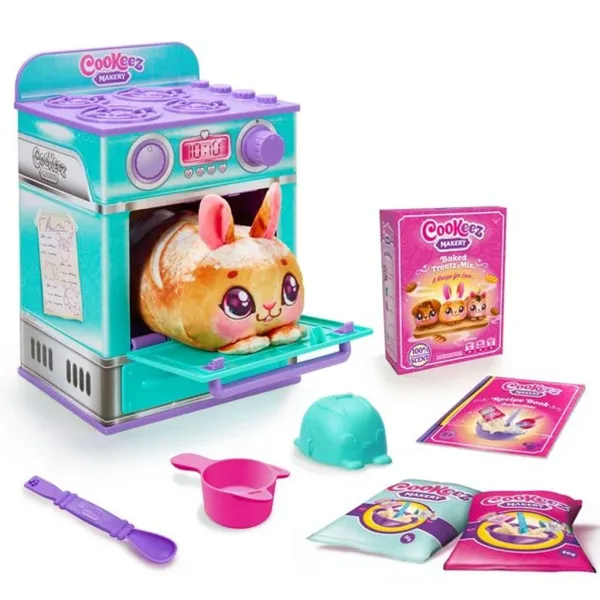 COOKEEZ Makery: Tyrkysová sada na pečení s překvapením – plyšové zvířátko obrázek 3